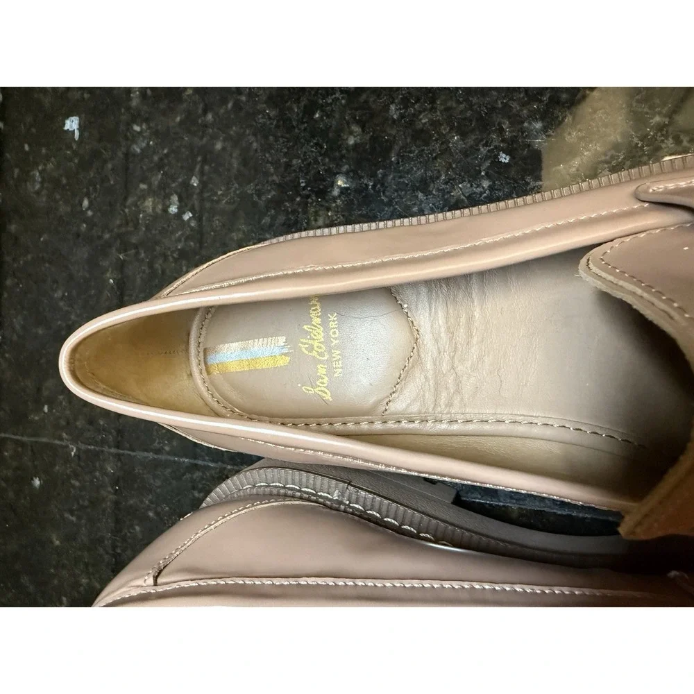Sam Edelman Laurs Platform‎ Lug Sole Slip On Shoes Women's Size 9.5 Tan Beige